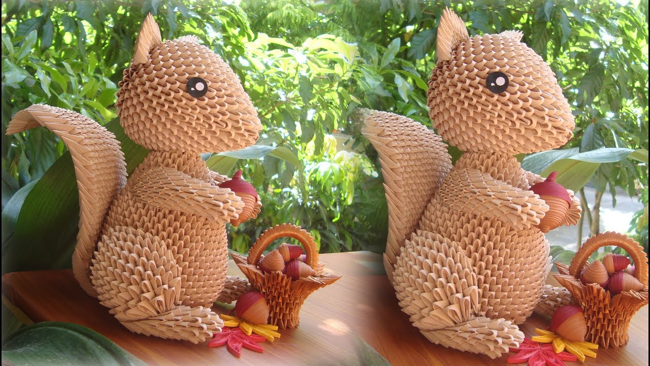 Featured image of post 3D Origami Squirrel