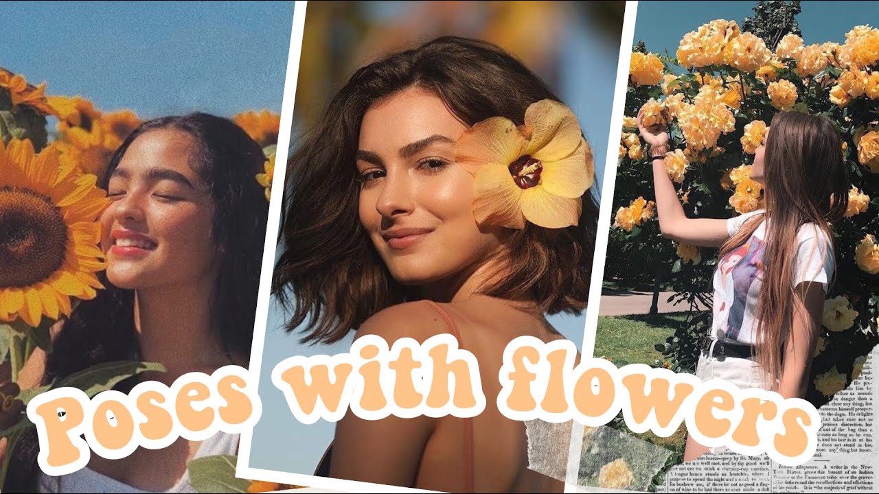 Featured image of post Aesthetic Poses With Flowers