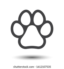 Featured image of post Dog Paw Outline