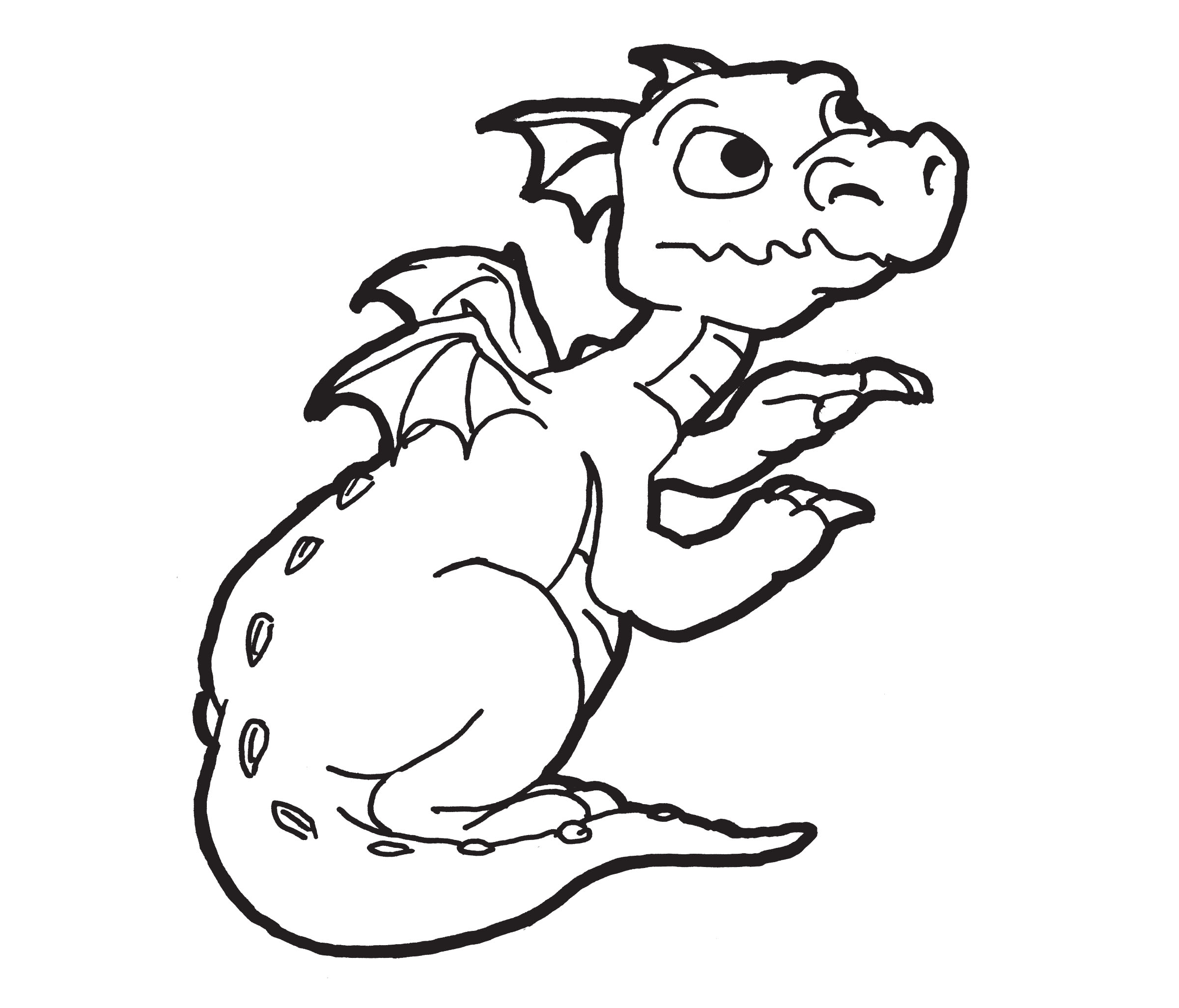 Featured image of post Dragon Pictures For Kids To Color