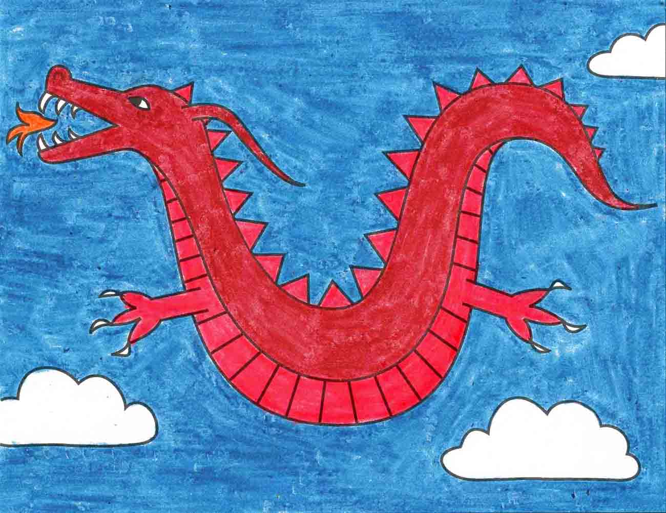 Featured image of post Dragon Pictures For Kids To Draw