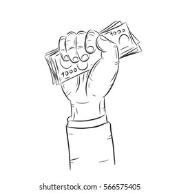 Featured image of post Hand Holding Money Drawing