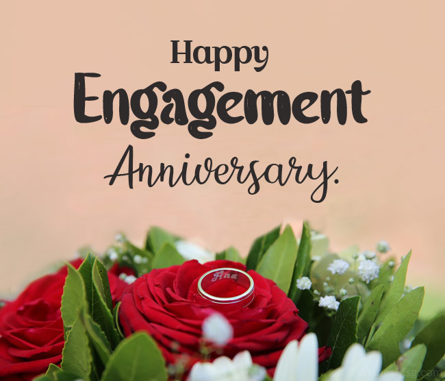 Featured image of post Happy Engagement Anniversary Wishes Gif