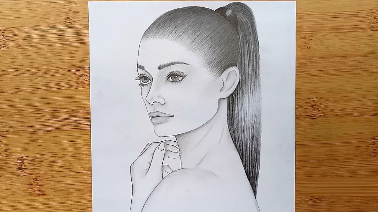 Featured image of post Realistic Ponytail Hair Drawing