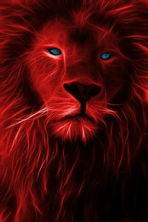 Featured image of post Red Neon Lion Wallpaper