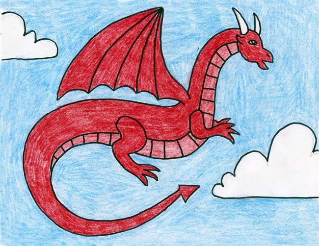 Featured image of post Simple Dragon Pictures For Kids