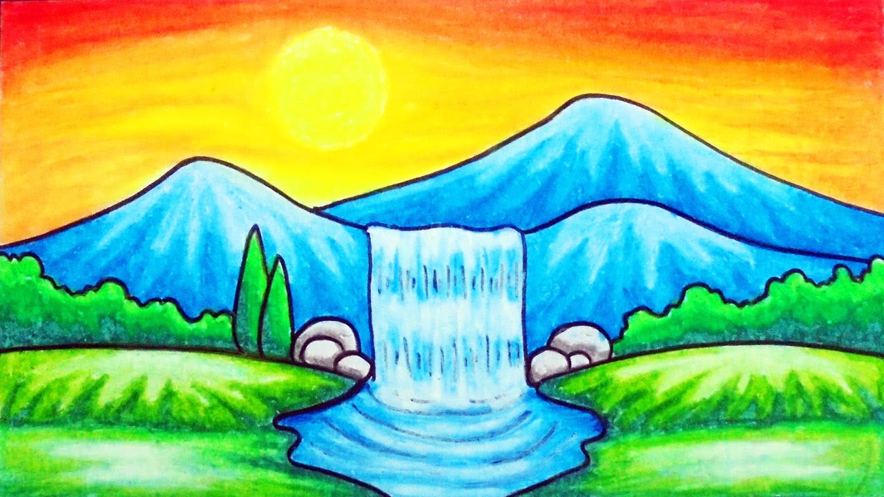 Featured image of post Water Fall Drawing